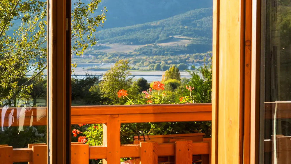 vue chambre avec balcon