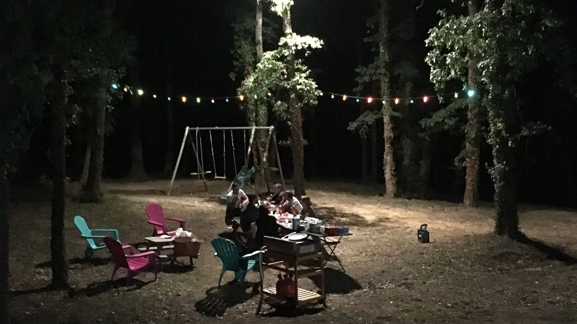 Sous bois le soir !!