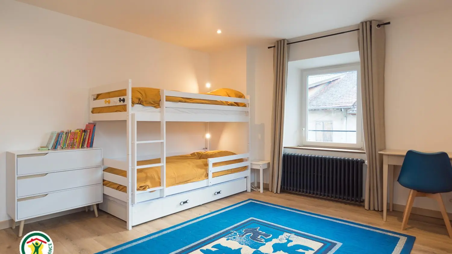 Chambre 3 pour 4 personnes, au 2ème