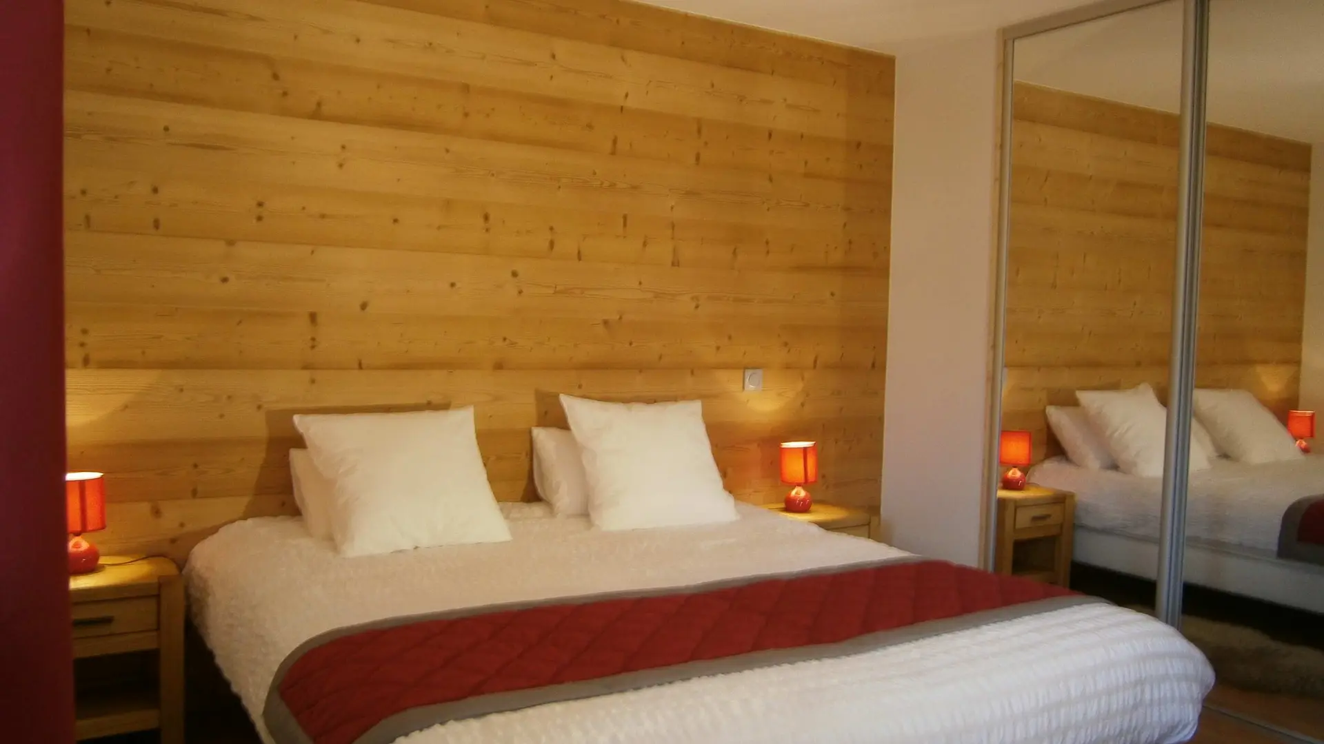 Chambre lit double/Bedroom - Boiseraie n°2 - Le Grand-Bornand