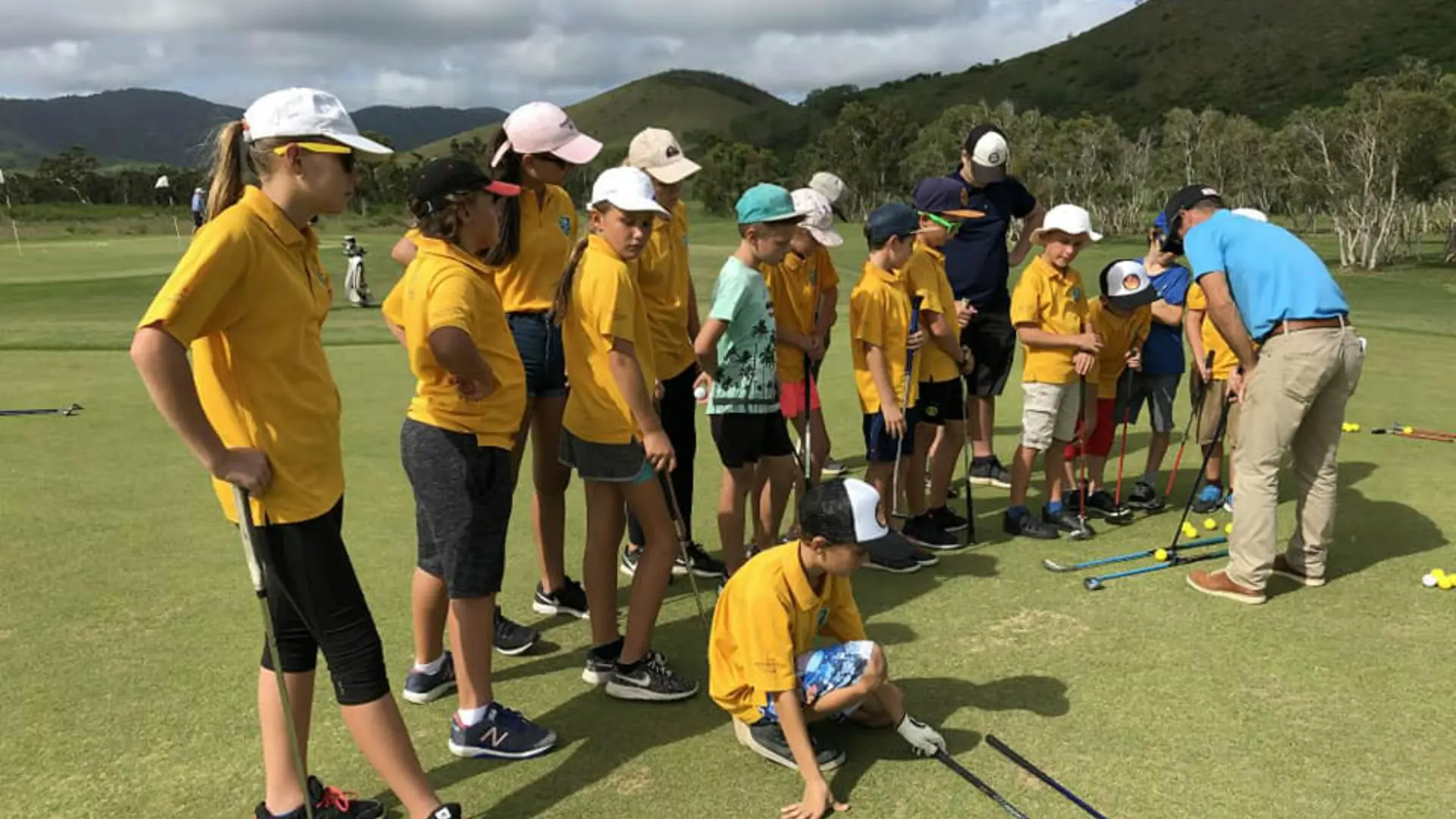 Séance de Golf