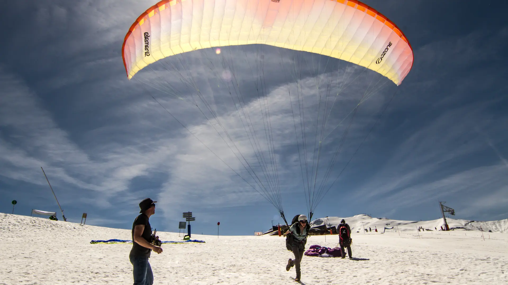 Stage de parapente en hiver