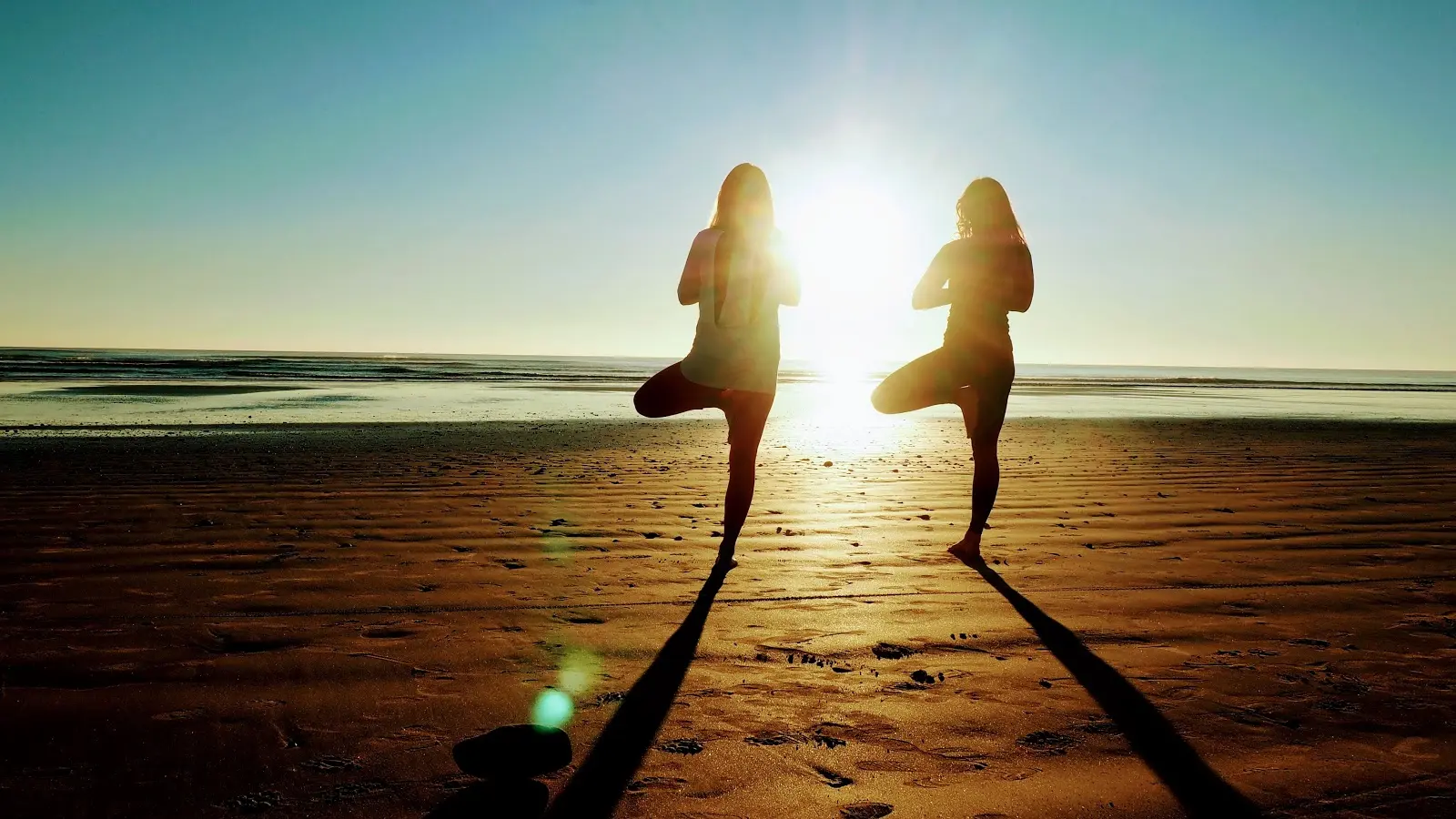 Yoga am Strand