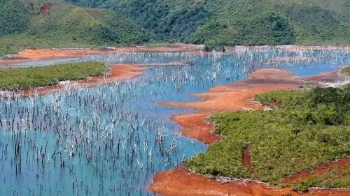 Paysage à couper le souffle offert par le site de la Plaine des Lacs