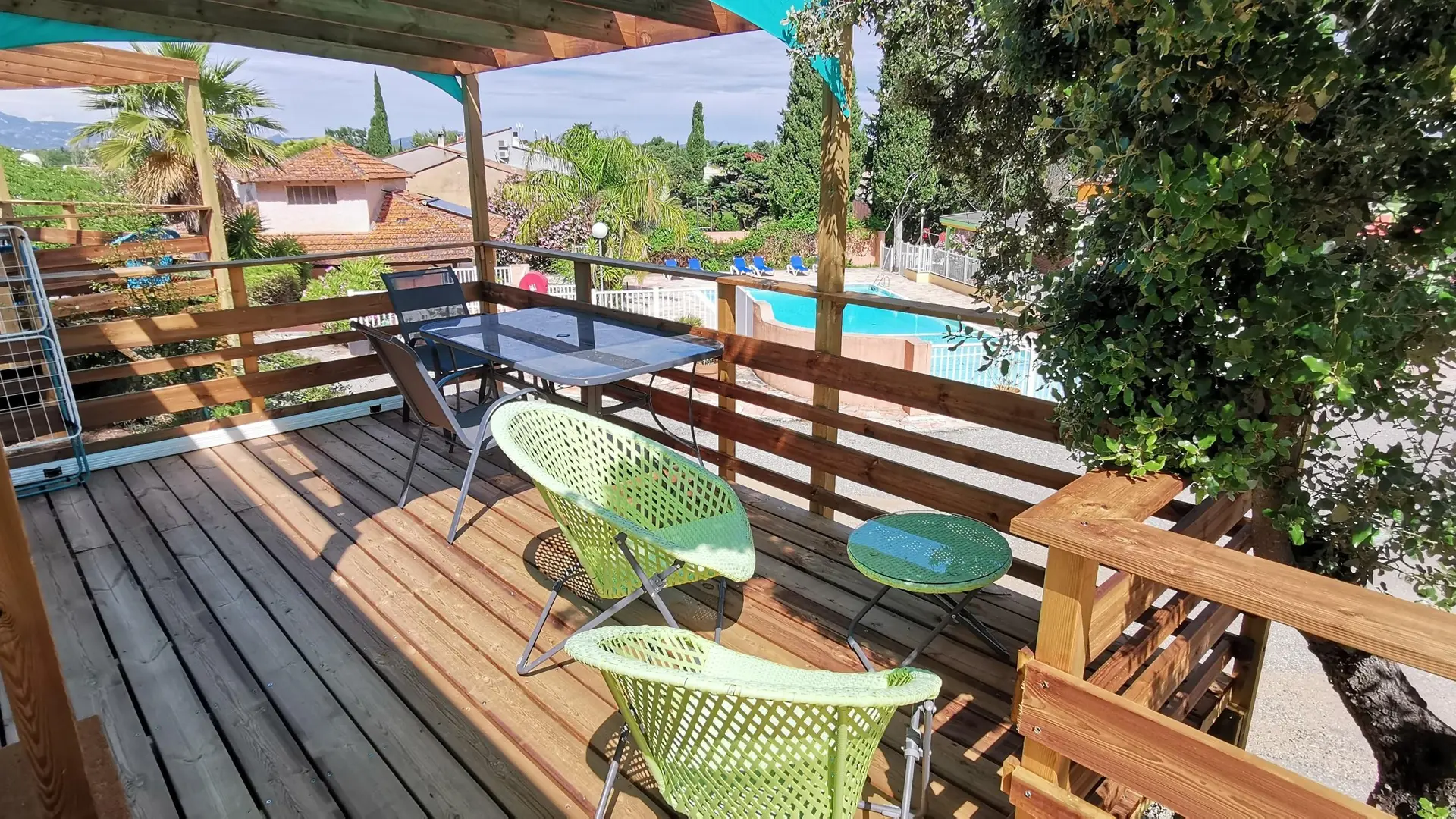 Camping Les lauriers roses - Terrasse