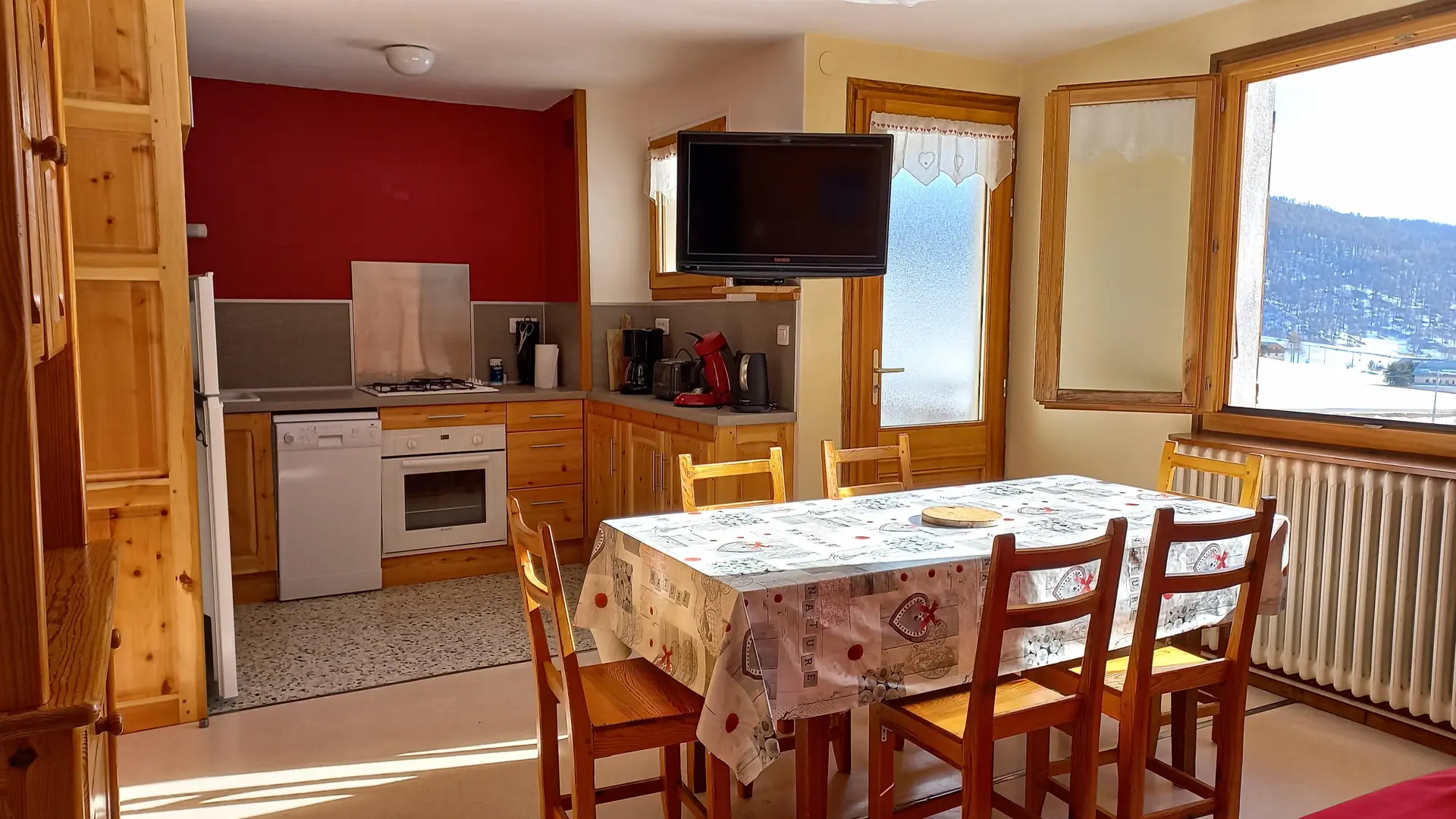 1- Piece de vie avec cuisine