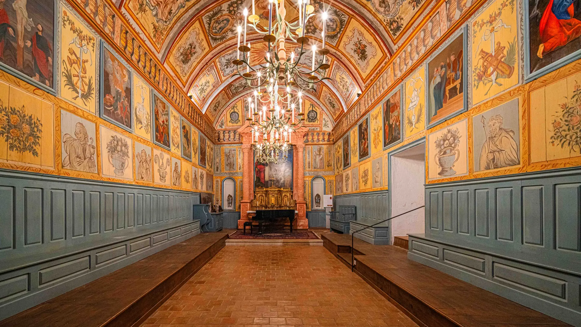 Intérieur de la chapelle des pénitents