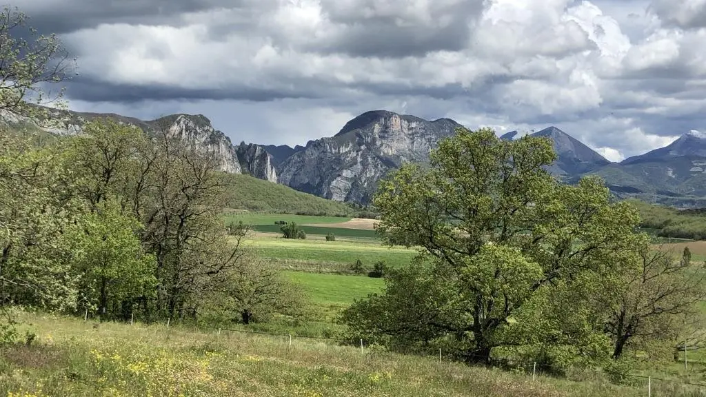 La vue depuis la propriété