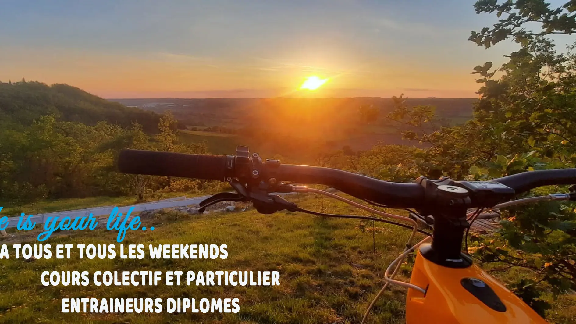 vue générale Lauzerte Gravity Park