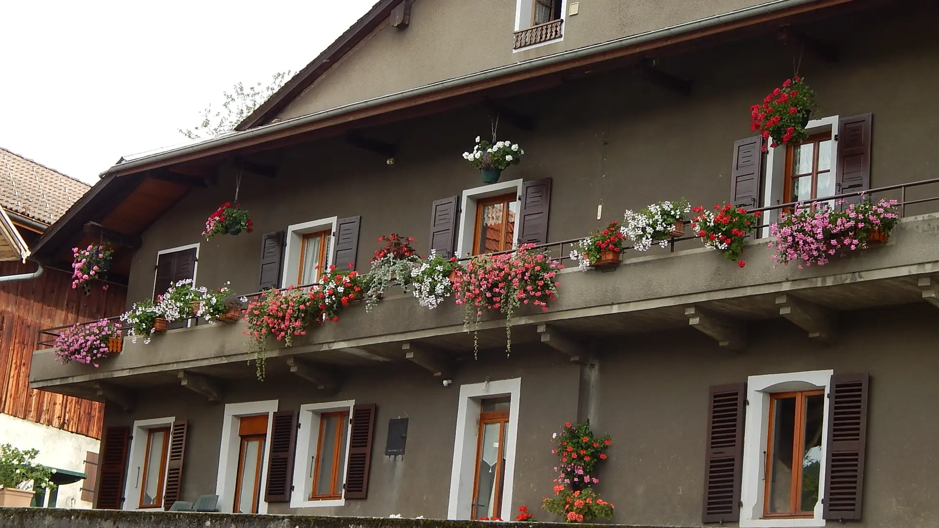 Façade en été