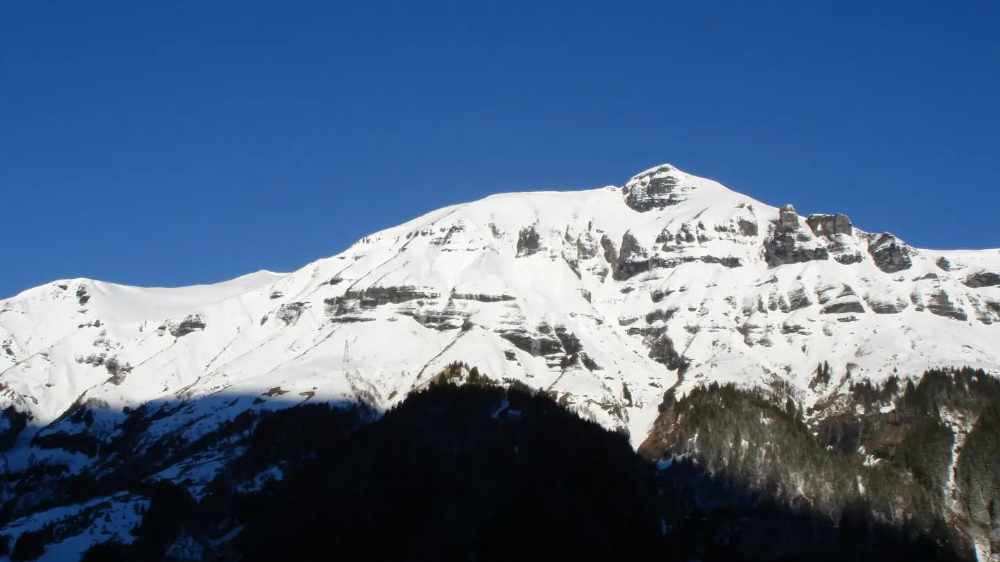 Vue coté ouest: le Mont Joly
