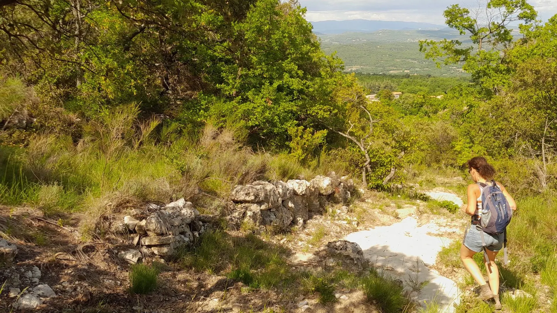 Sur le sentier de Saint-Pierre