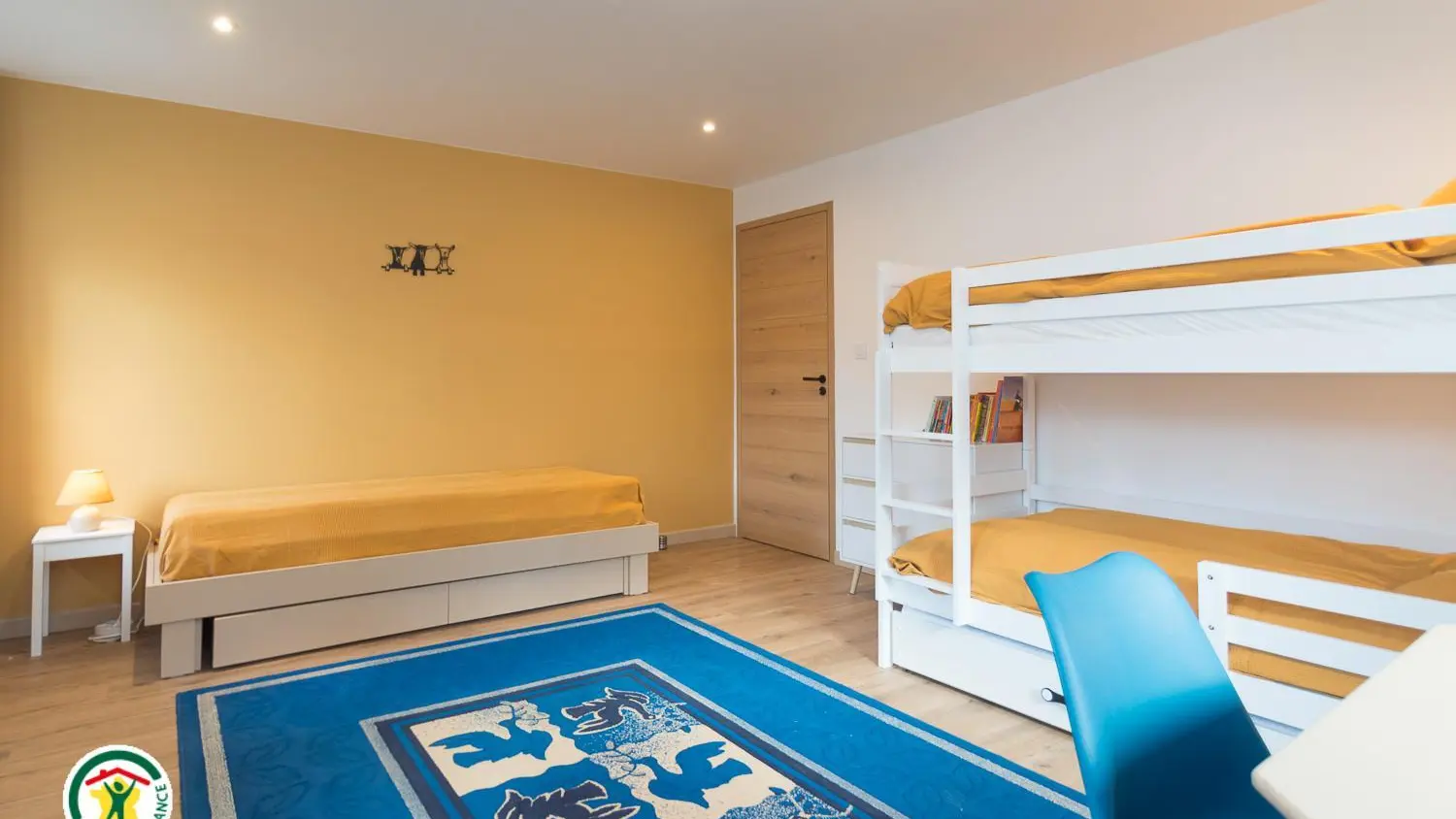 Chambre 3 pour 4 personnes, au 2ème