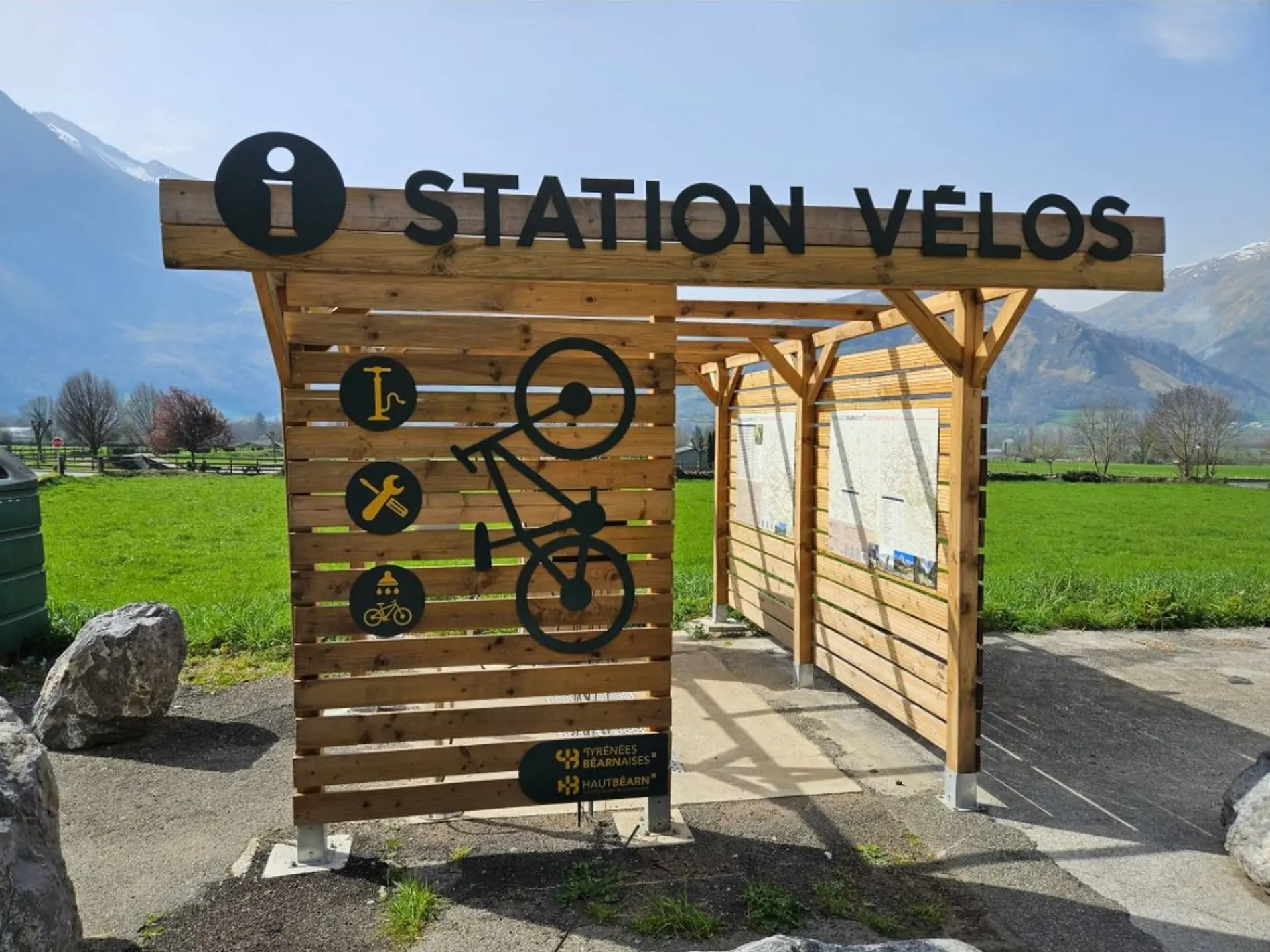 Station vélo Accous