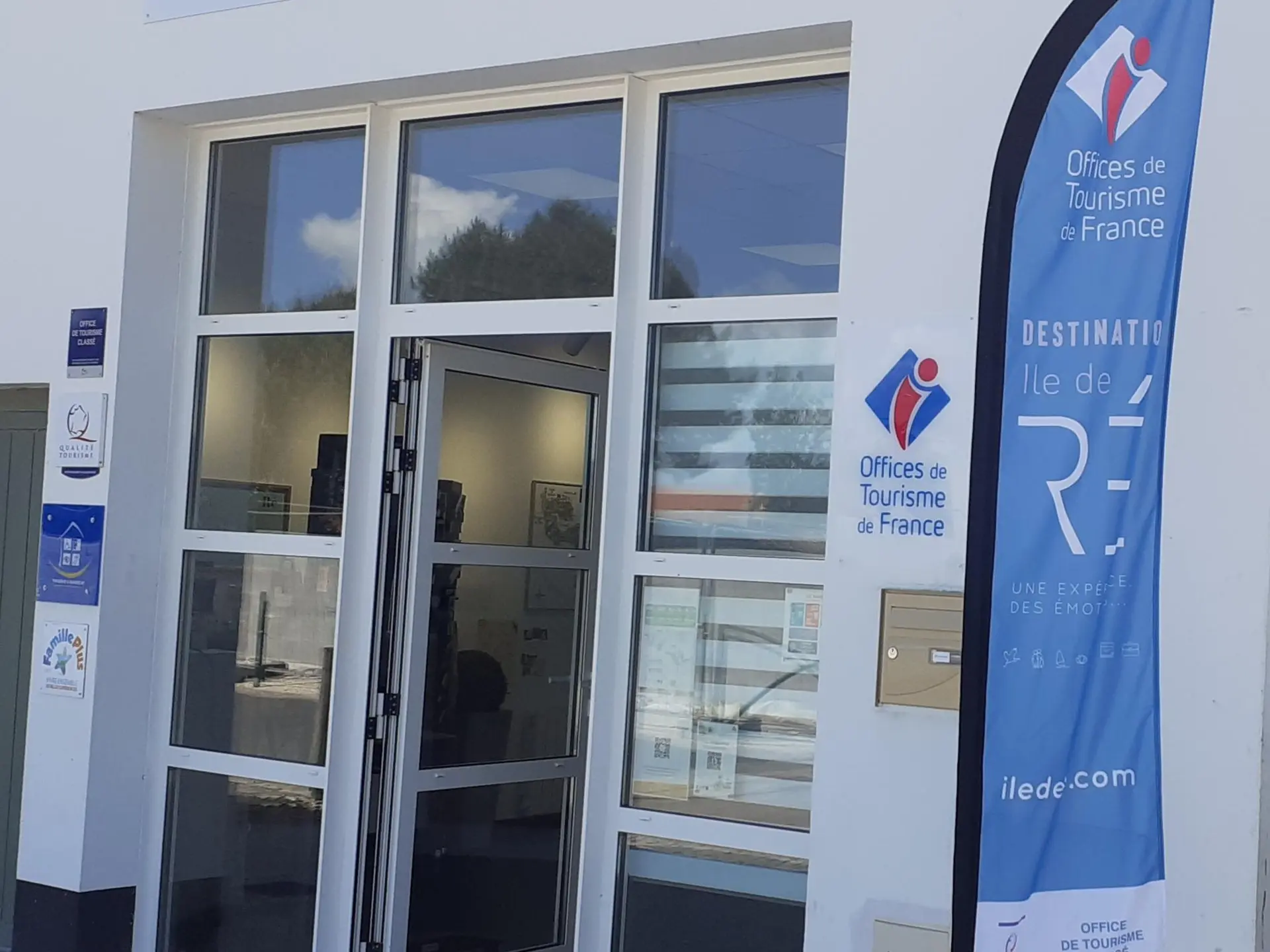 Façade du Bureau d'accueil de La Couarde-sur-Mer