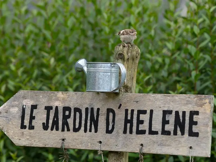 Panneau jardin d'Hélène