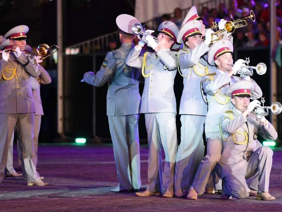 The Orchestra Of The 194 Pontoon Bridge Regiment de Novomoskovsk (Ukraine)