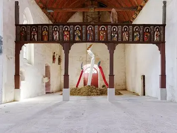 Jubé_chapelle_Saint-Adrien_SAint-Barthélemy_l'Art dans les chapelles©Bernard Pagès 2017 photo