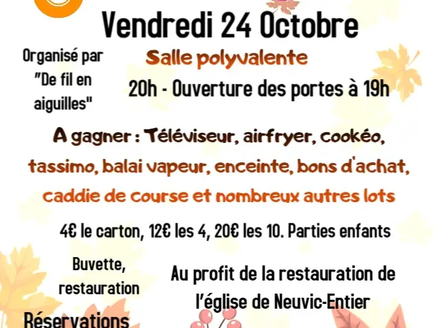 AFFICHE LOTO NEUVIC