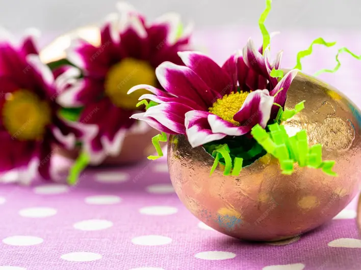 Atelier : Oeuf fleuri