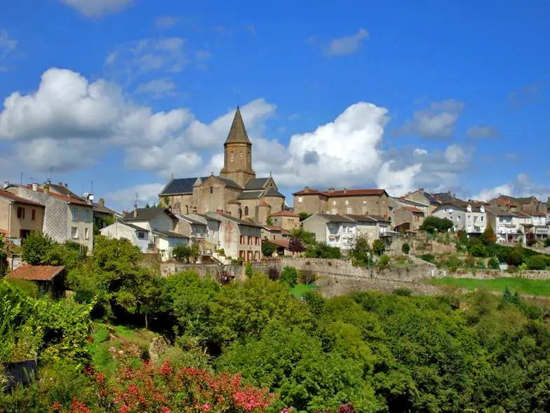 Depuis le point de vue du faubourg du Moutier