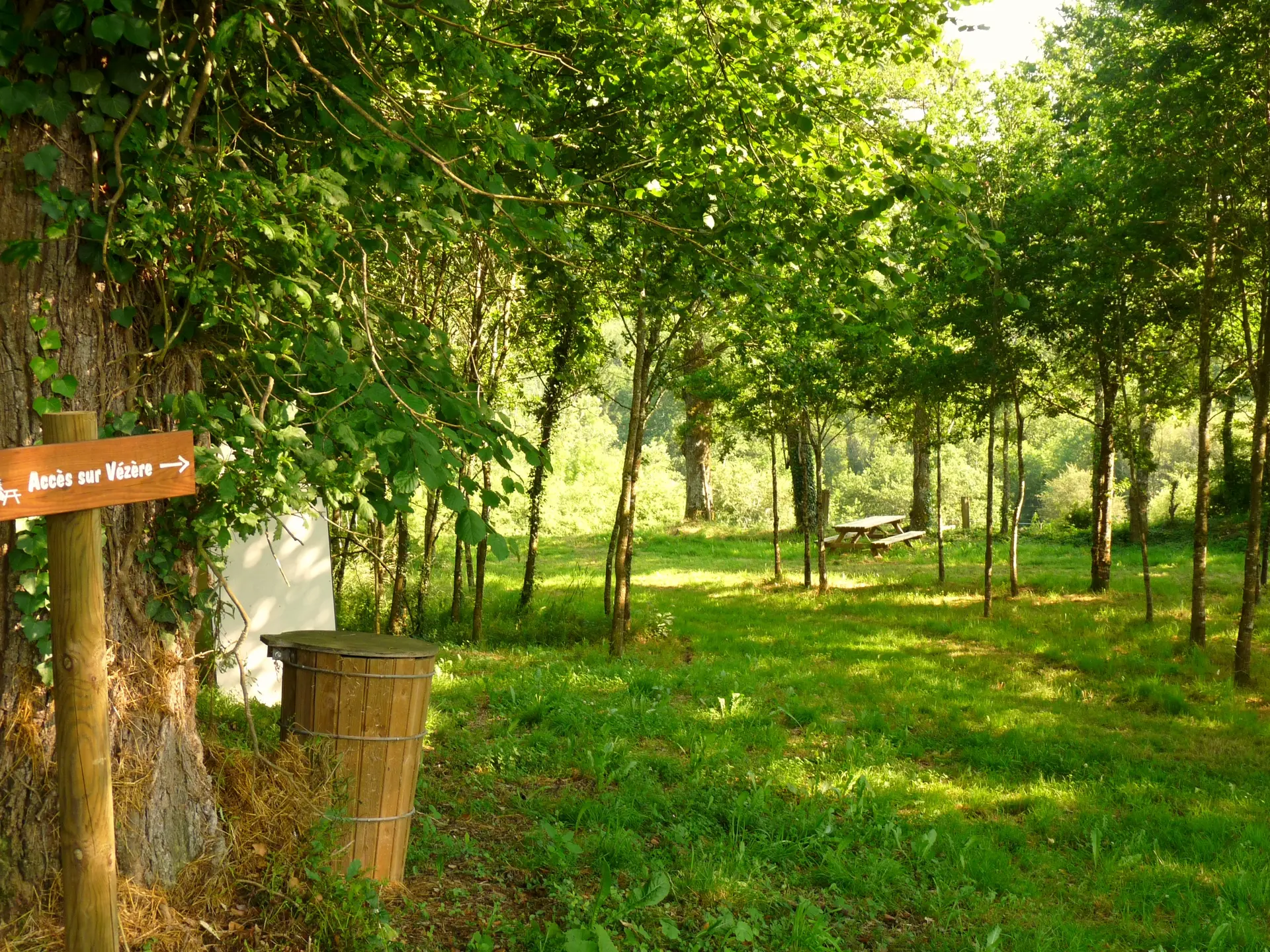 Peyrissac accès vezere