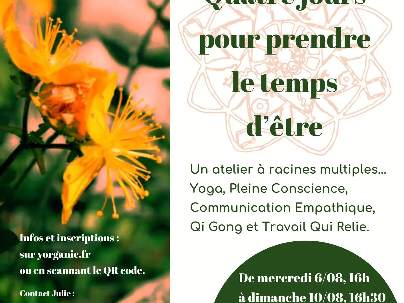 Quatre jours pour prendre le temps d’être - 1