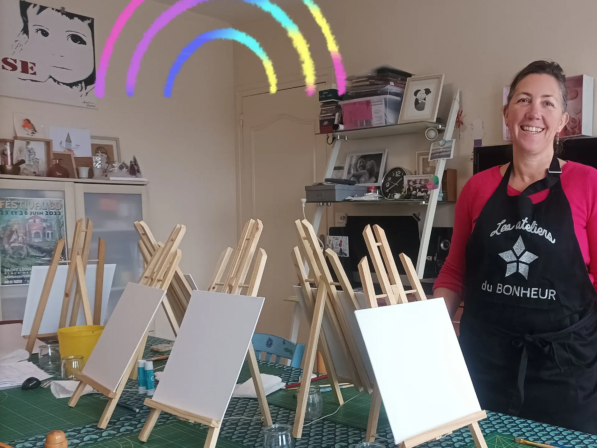 Stage artistique aux ateliers du Bonheur, le plein de créativité !