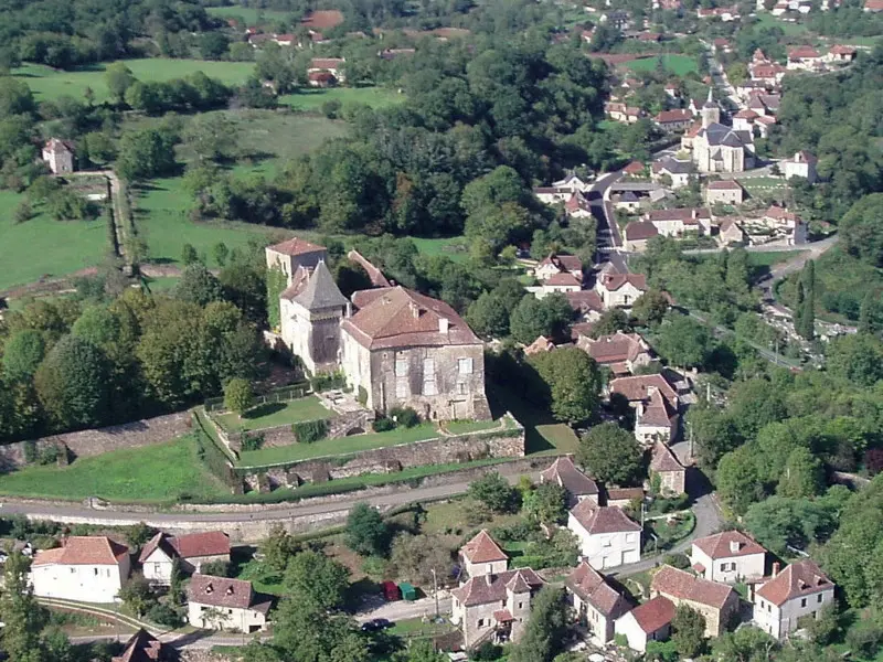 Béduer - Vue aérienne