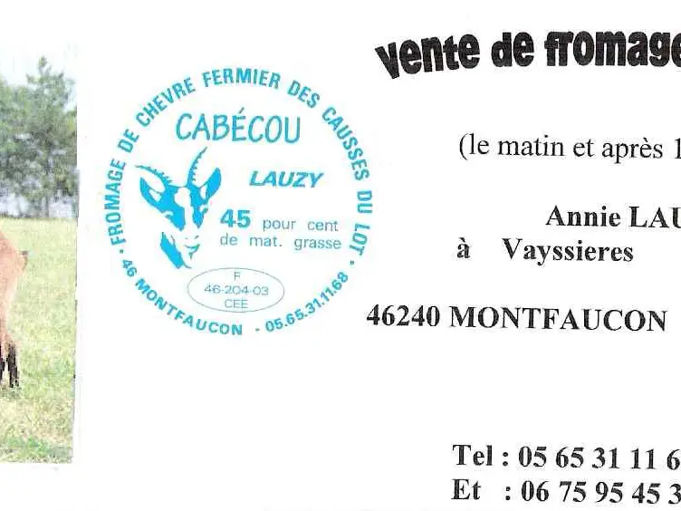 Ferme de Lauzy Montfaucon