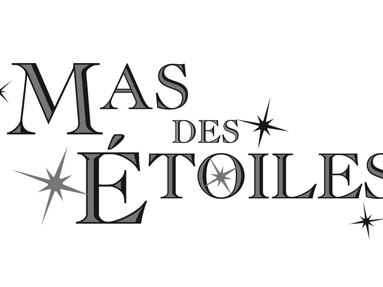 Logo Mas noir et blanc