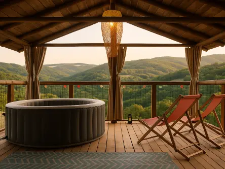 cabane jacuzzi