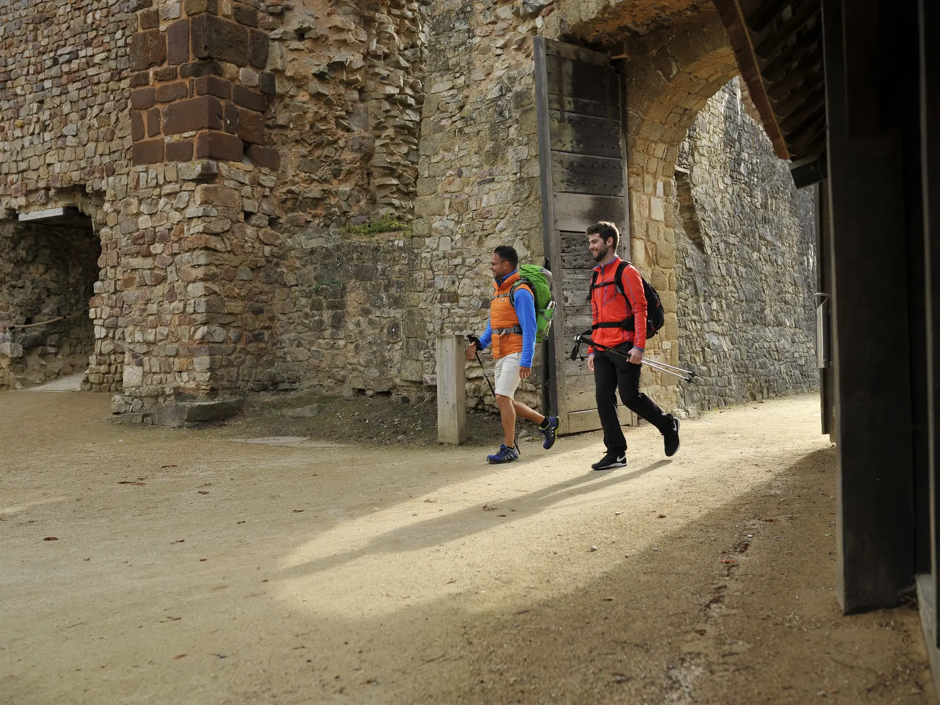 Randonnée à Sainte-Suzanne