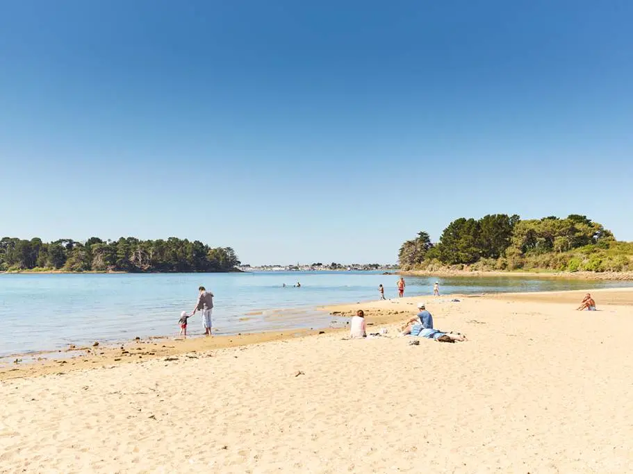 Plage Les 7 îles-Baden-Golfe-du-Morbihan-Bretagne sud