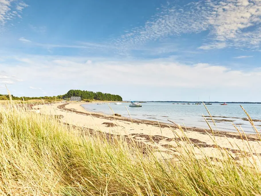 Plage Rudevent-Bilhervé-Ile d'Arz-Golfe-du-Morbihan-Bretagne sud