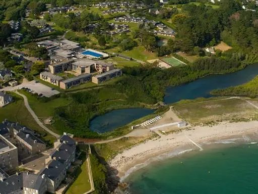 Village-Kerlannic-Vue-Plage-Arzon-Presqu'île-de-Rhuys-Golfe-du-Morbihan-Bretagne sud