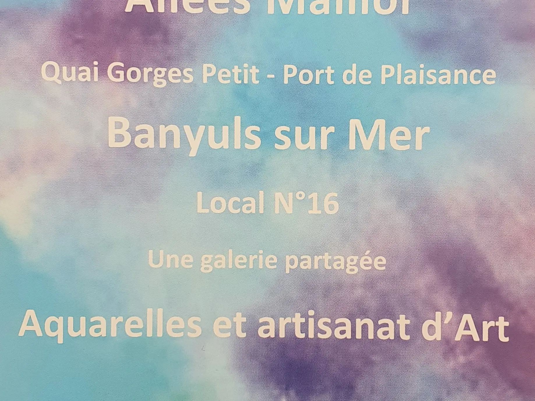 Aquarelles et artisanat d'art