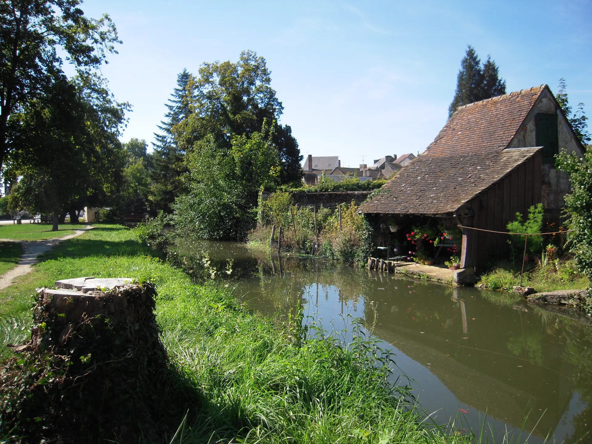 Parc de Bonnétable - lavoir