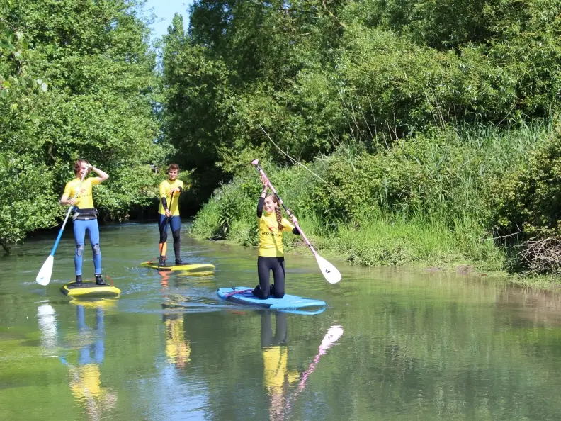 BRN paddle rivière Surf in Pourville