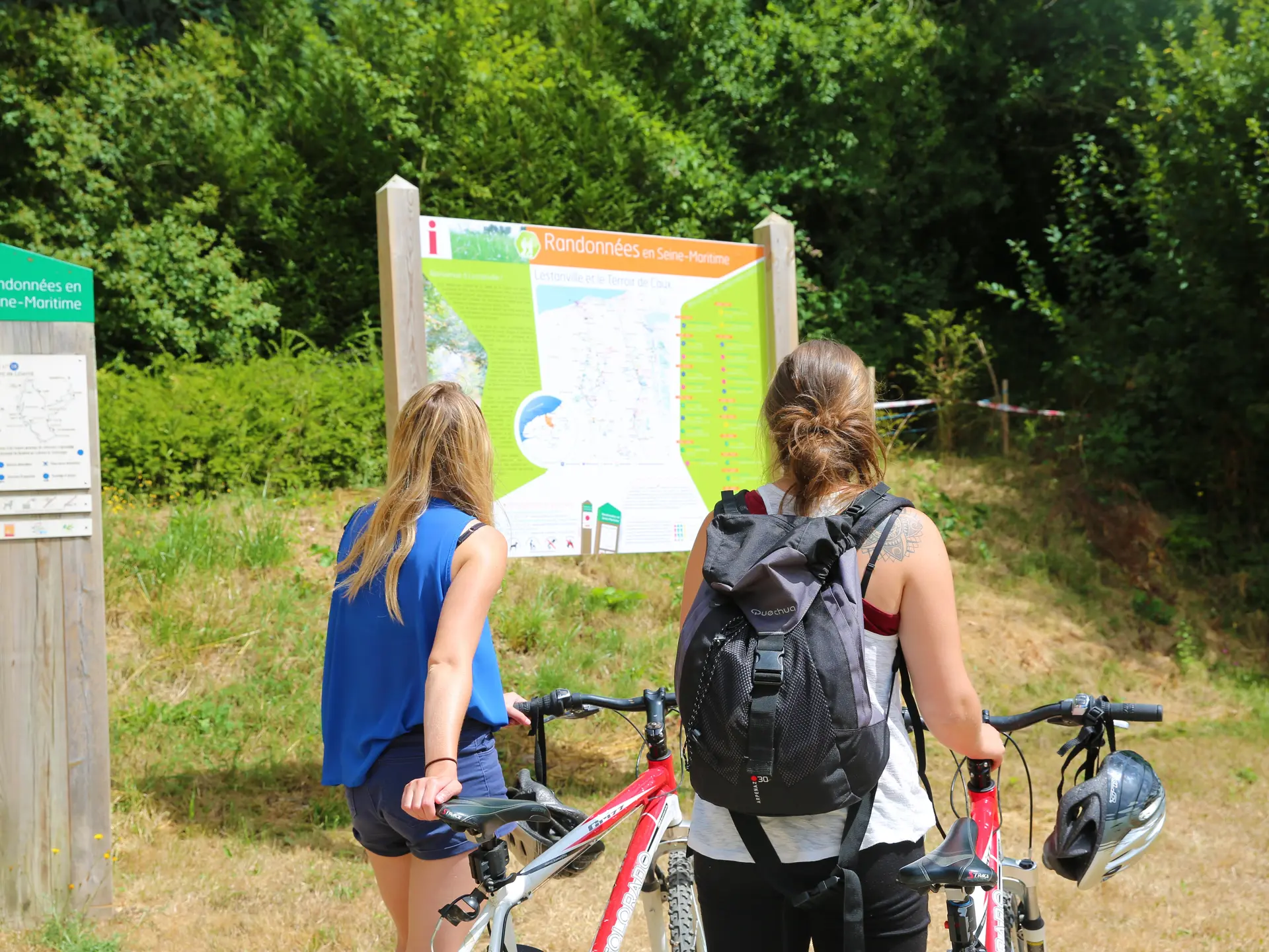 Départ VTT en Seine-Maritime