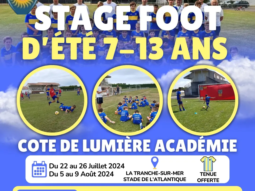 affiche stage été 2024