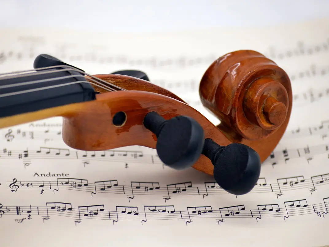 violon notes de musique