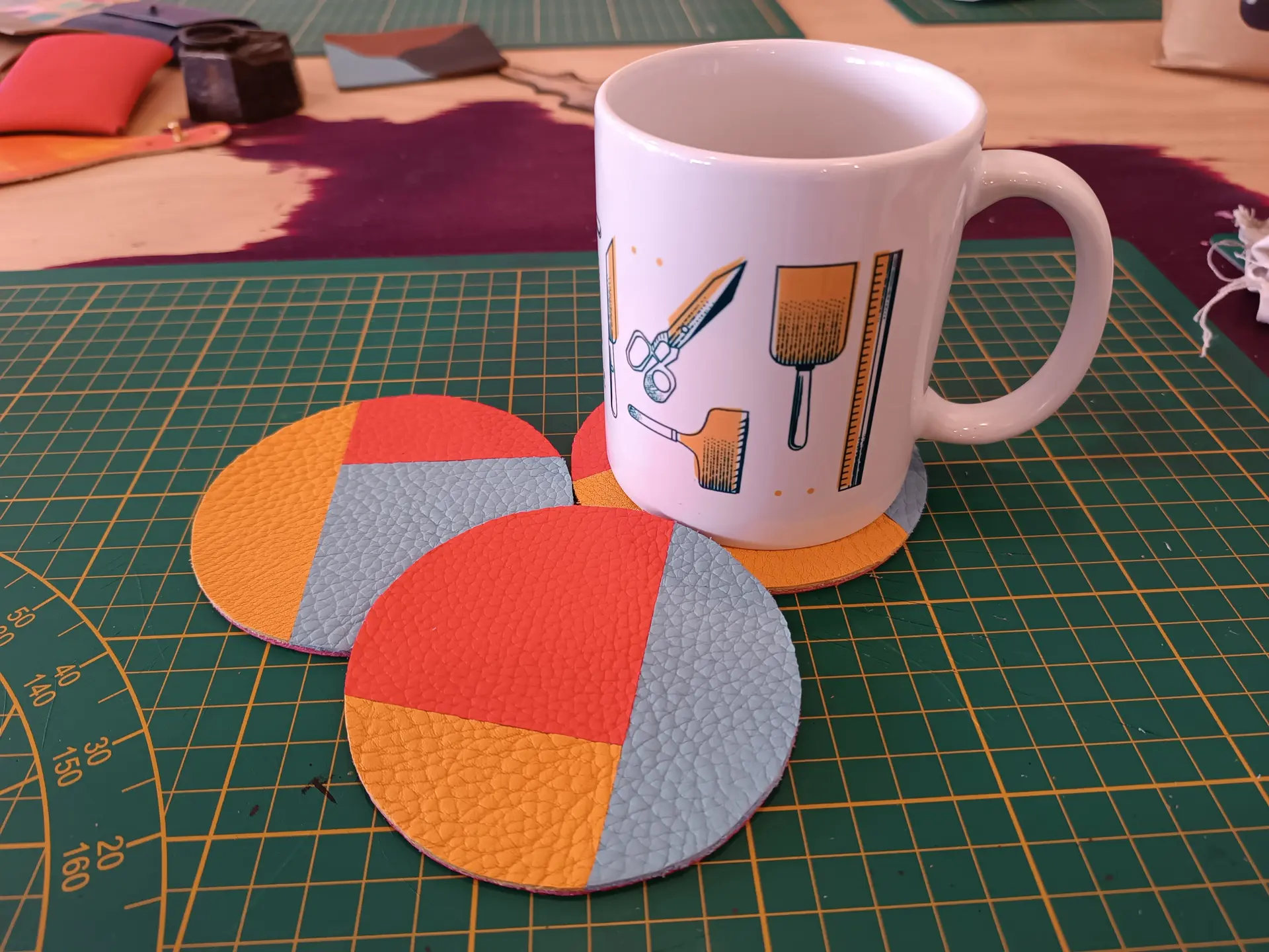 Atelier : Mosaïque de cuir