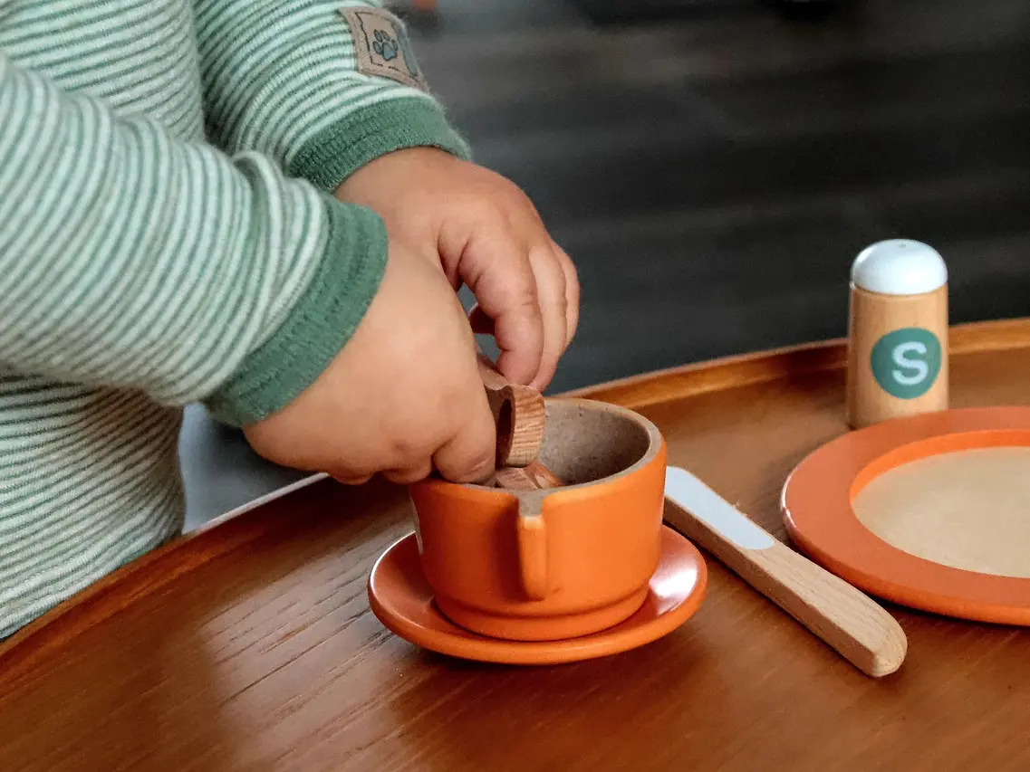 Jeu enfant café