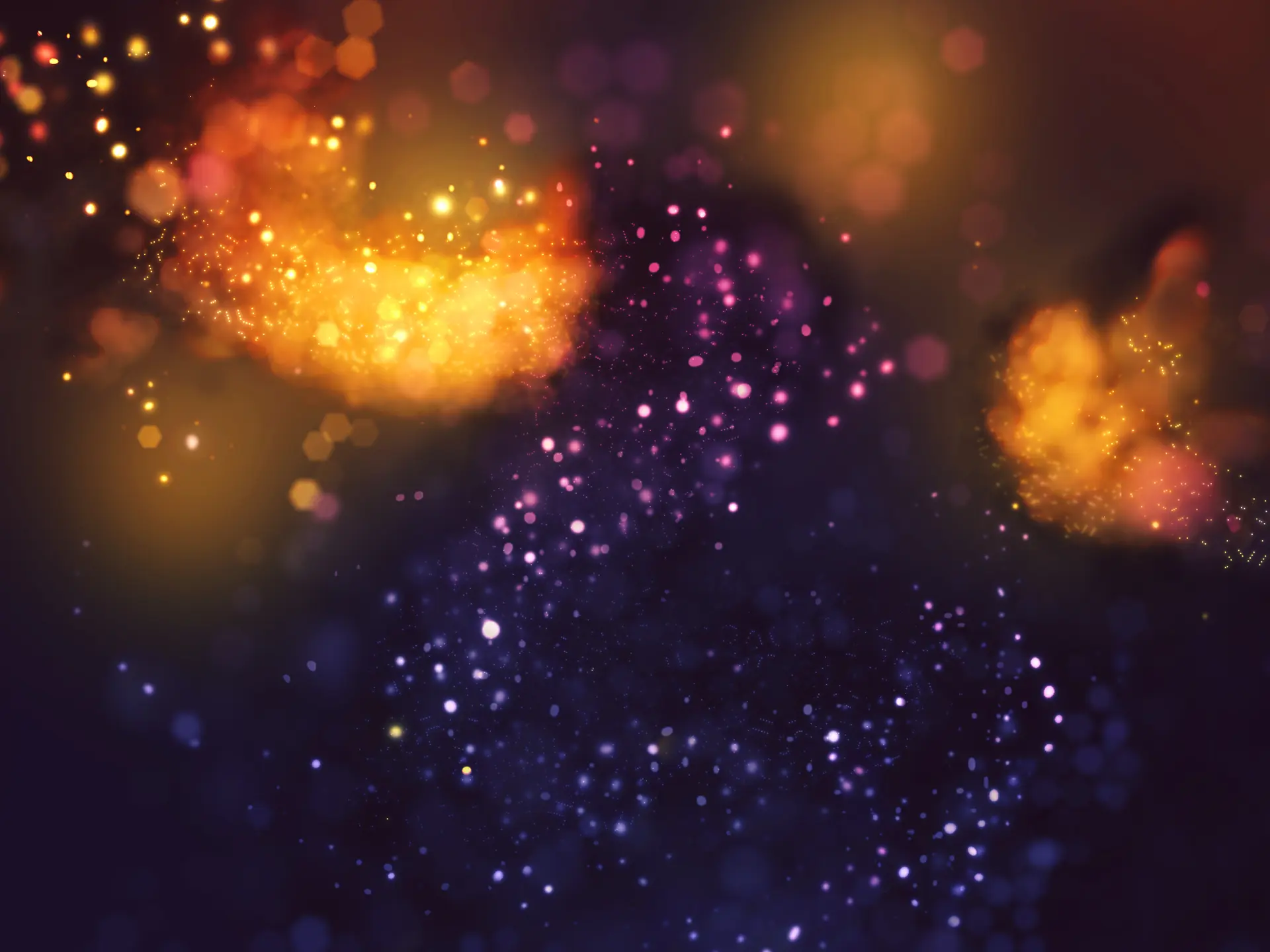 amazing blurred bokeh and sparkles background