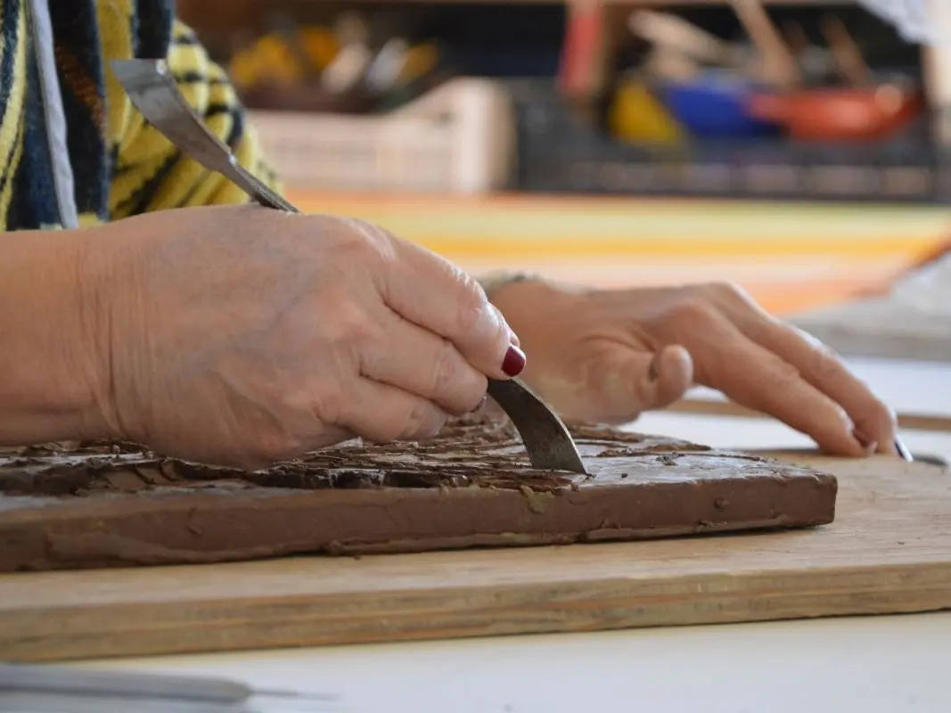 Atelier modelage à Puycheny