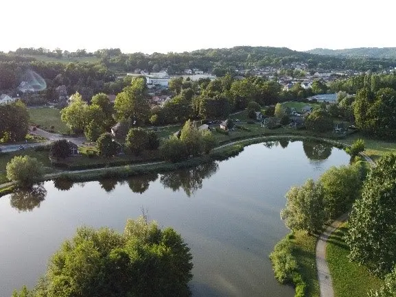 Objat - Vue aérienne