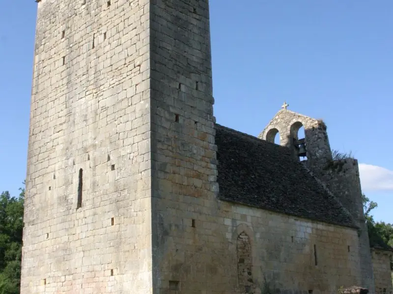 Eglise d'aigueparses commune de Mazeyrolles