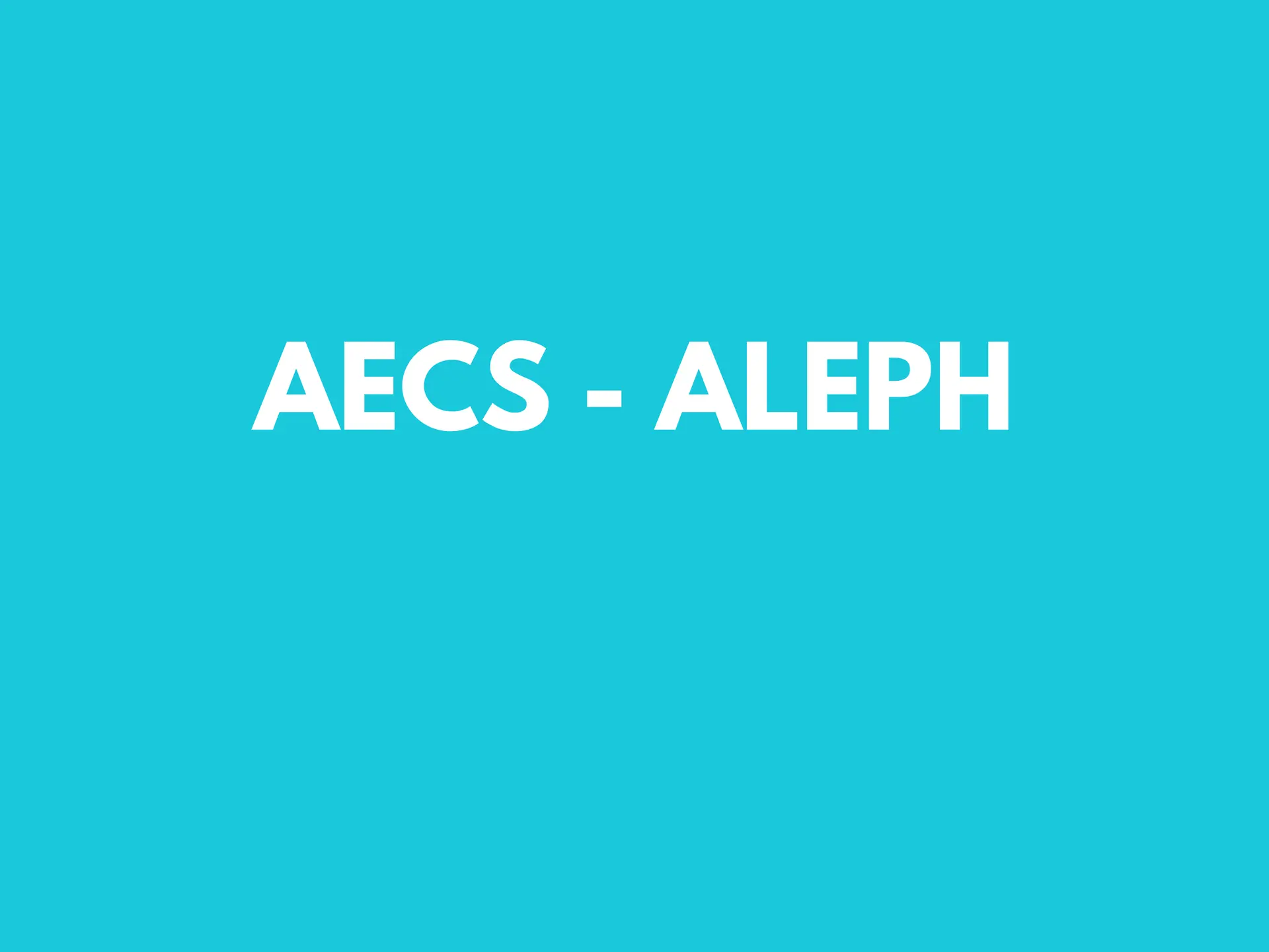 aecs aleph