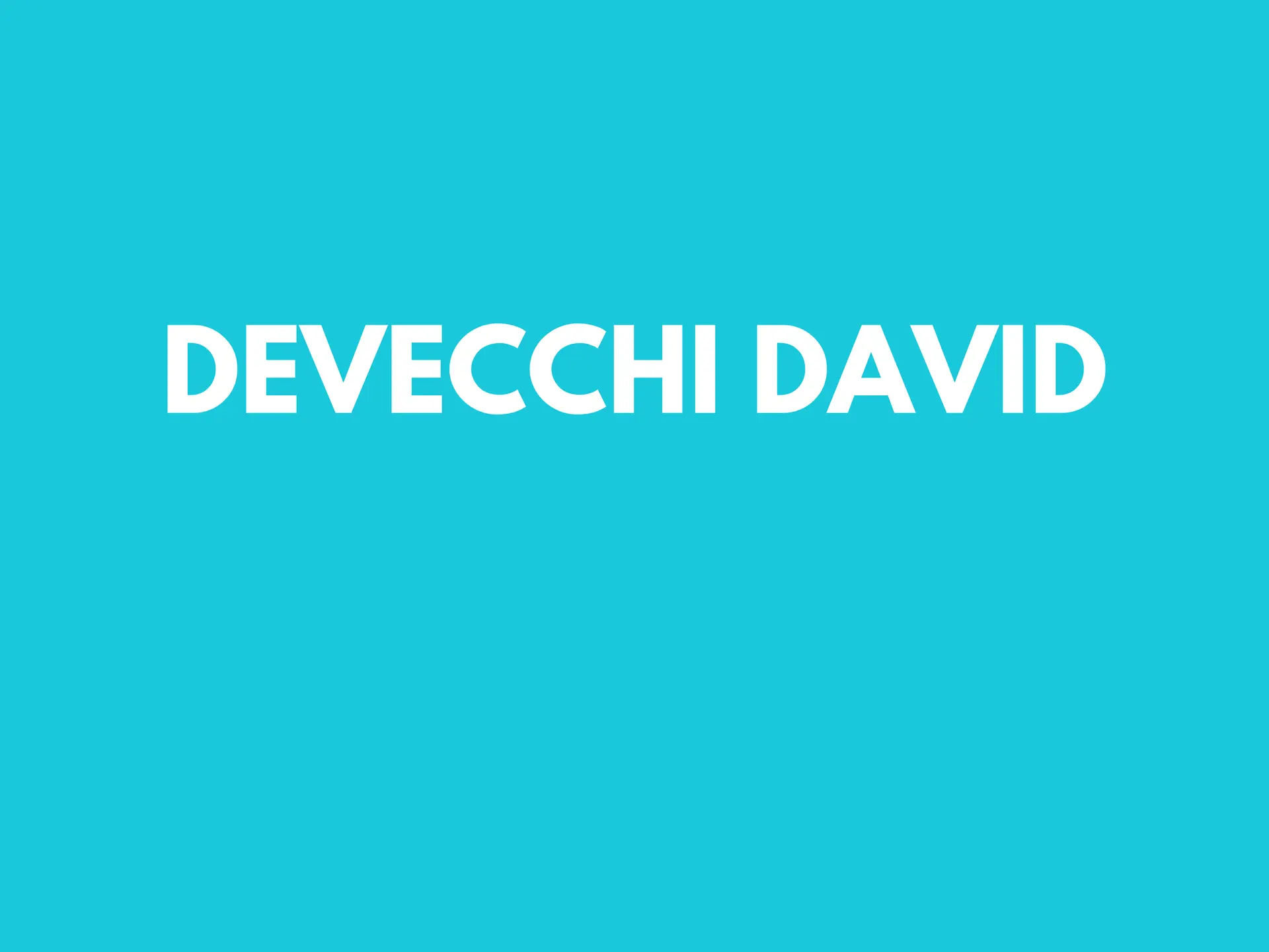 devecchi david